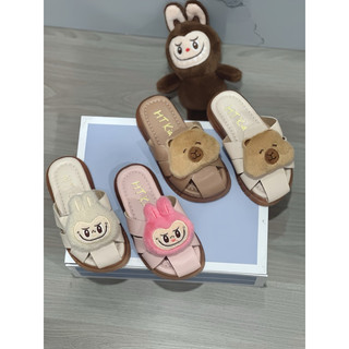  Dép sục dọ đốc Labubu&Capybara cho bé gái - Đi bốn mùa tiện lợi dễ đi phom to  sục dọ labubu  