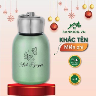 [ Miễn Phí Khắc Tên] Bình Giữ nhiêt Zwilling tiện lợi inox 304 cao cấp - có quai xách 300ml