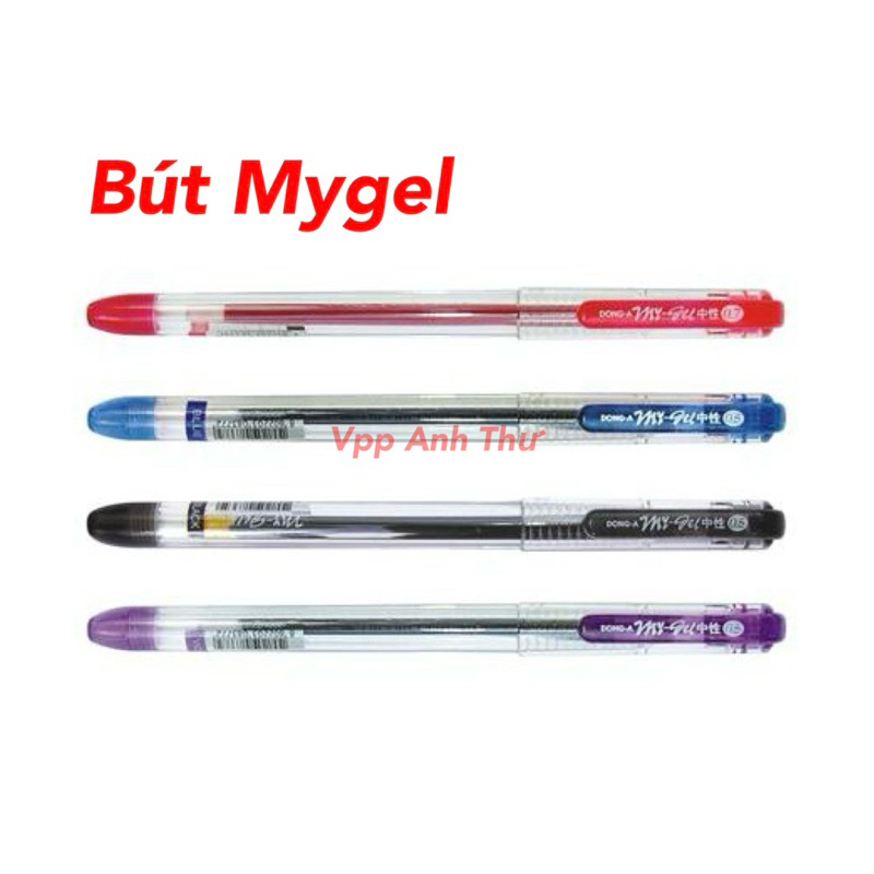 COMBO 3 BÚT GEL NƯỚC MYGEL 0.5MM