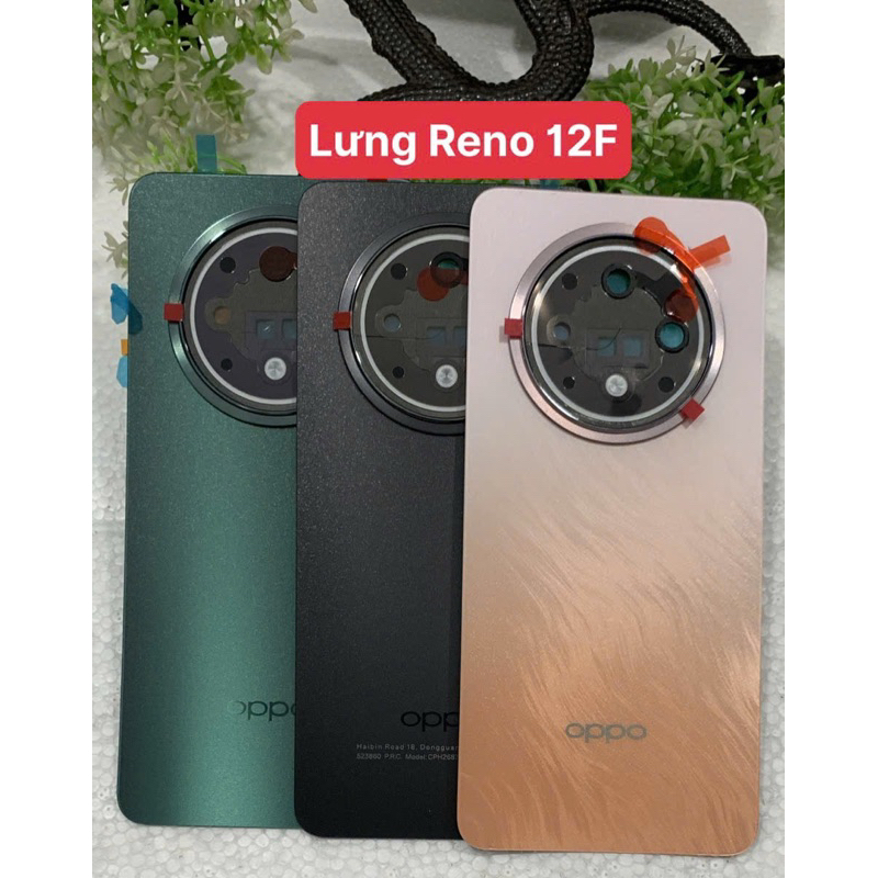 Nắp Lưng Reno 12F 5G / Mặt kính lưng sau thay thế điện thoại reno 12f 5g zin mới
