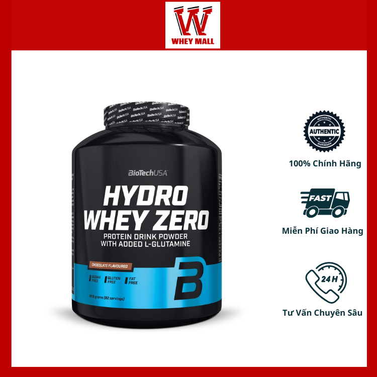 Hydro Whey Zero 4Lbs (82 Lần Dùng) Whey Hydrolyzed tập luyện thể thao