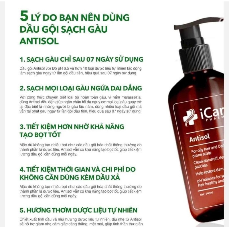 dầu gội icare atiso