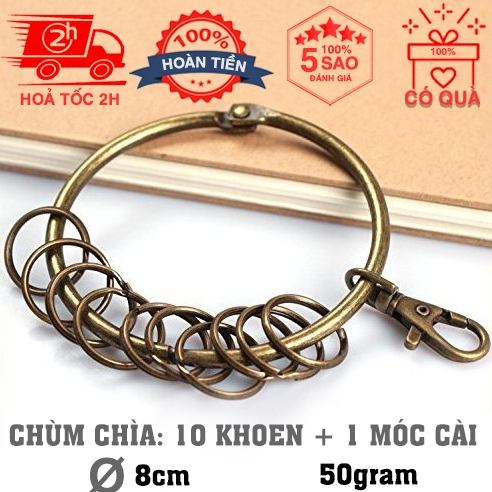 Chùm Khoá To - Xâu Chìa Khoá To Treo Được Vài Chục Chìa Khoá Fairy Tail