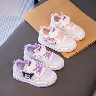 Giày Thể Thao Kuromi Melody Cho Bé Gái 3-10 Tuổi, Giày Bata Trẻ Em Gái, Giày Bé Gái Đi Học Đi Chơi Phong Cách Công Chúa