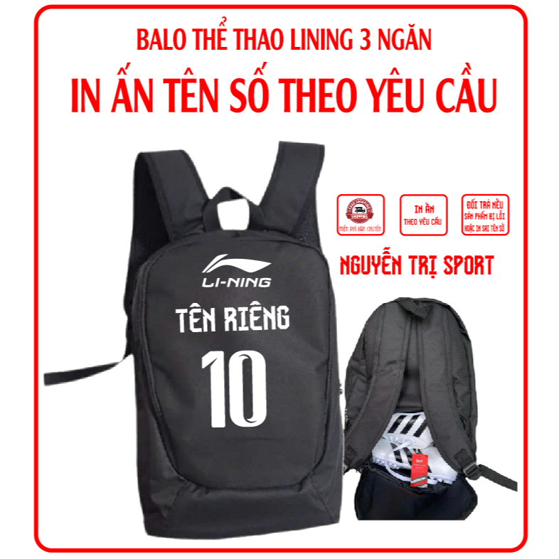 BALO CẦU LÔNG , THỂ THAO LINING IN ẤN THEO YÊU CẦU