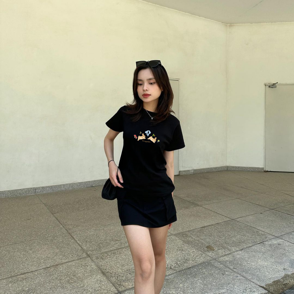 Áo Thun Babytee Mẫu Bunny Garden- 100% Cotton 2C Mềm Mại, Thoáng Mát | BigBuy360 - bigbuy360.vn