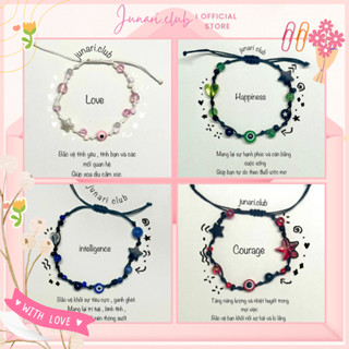 Vòng tay dây sáp mắt quỷ - Vòng tay dây sáp Evil Eye - Junari Club