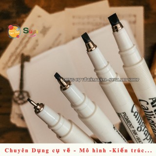 [ TÂM TÂM ] Bút thư pháp Artline  Calligraphy , sử dụng hầu hết trong viết chữ thư pháp trên thiệp, nhật ký…