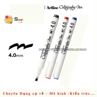 [ TÂM TÂM ] Bút thư pháp Artline  Calligraphy , sử dụng hầu hết trong viết chữ thư pháp trên thiệp, nhật ký…