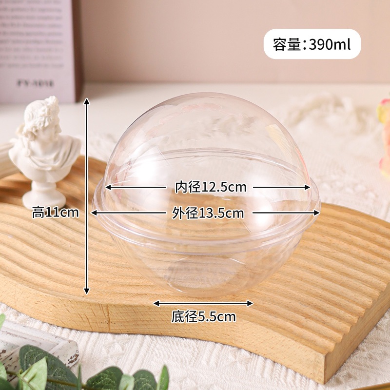 10 Hộp giấy quai xách đựng quả Cầu tròn dành cho bánh Mousse, Tiramisu, Pudding ~ Chủ để Thiếu Nhi 1/6