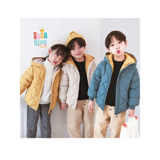 Áo khoác phao cho bé 13-30kg quảng châu, Áo phao cho bé trai bé gái mẫu quả trám