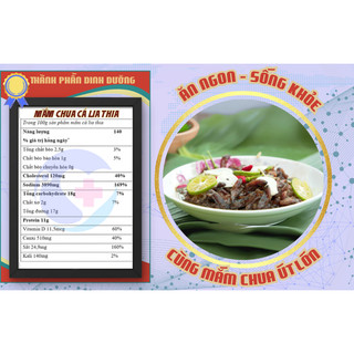Mắm chua cá Lia thia - Thương hiệu Út Lớn - Chính gốc Đức Huệ - Chuẩn OCOP - Không mặn, không ngọt
