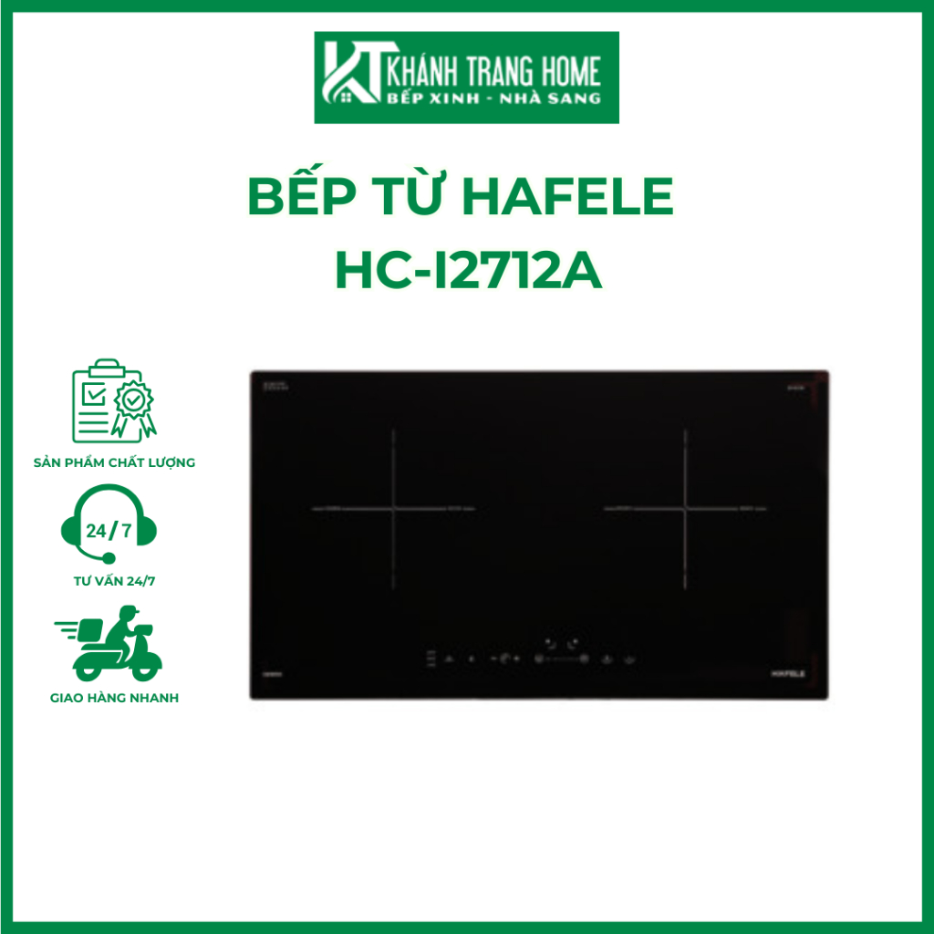 Bếp từ 2 vùng nấu HAFELE HC-I2712A (536.61.716) - Khánh Trang Home