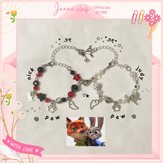 Vòng tay handmade Nick and Judy couple bracelet - Vòng tay đôi nam châm phong cách y2k couple, Junari.club