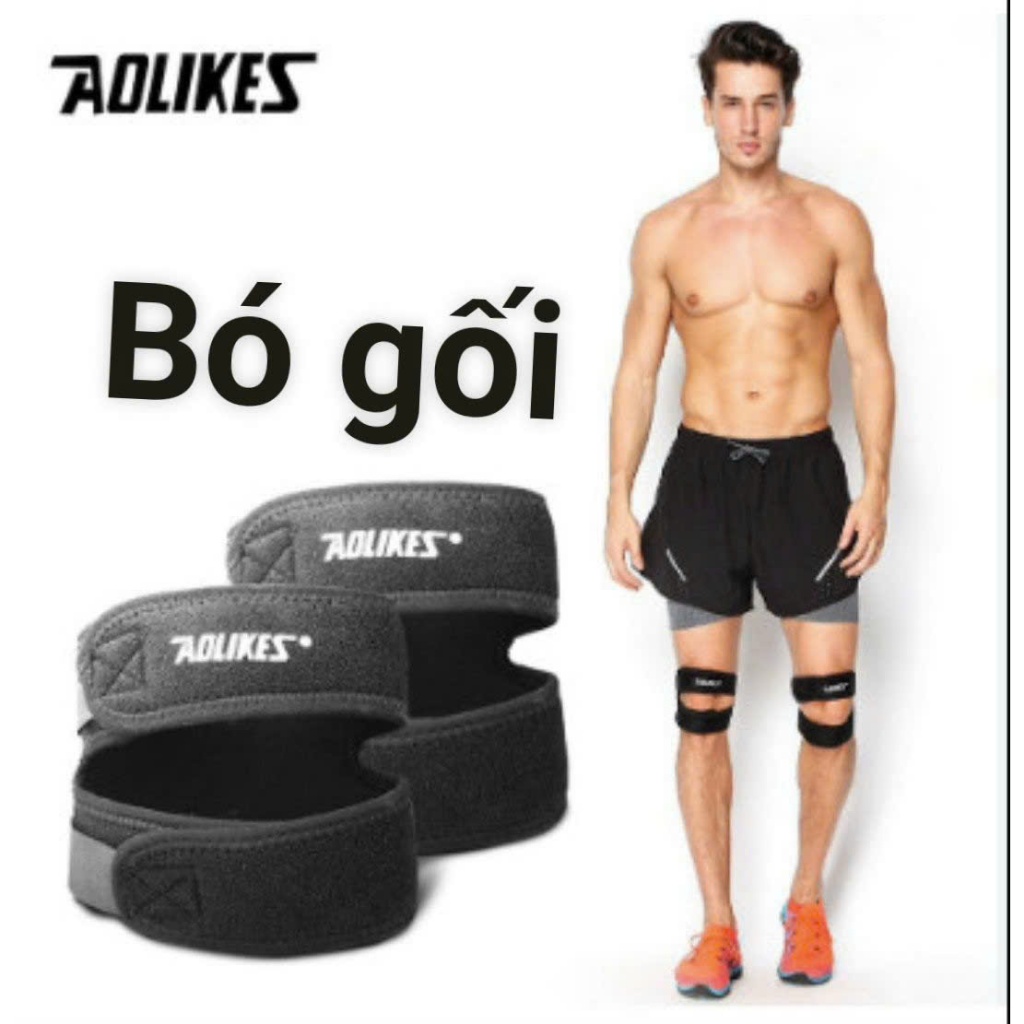 Băng Bảo Vệ Đầu Gối Kép Chính Hãng Aolikes 7929(1 chiếc)