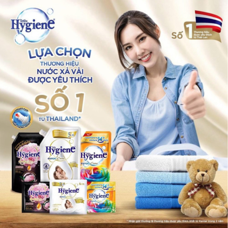Nước xả vải Hygiene Thái Lan 2000ml,hàng chính hãng
