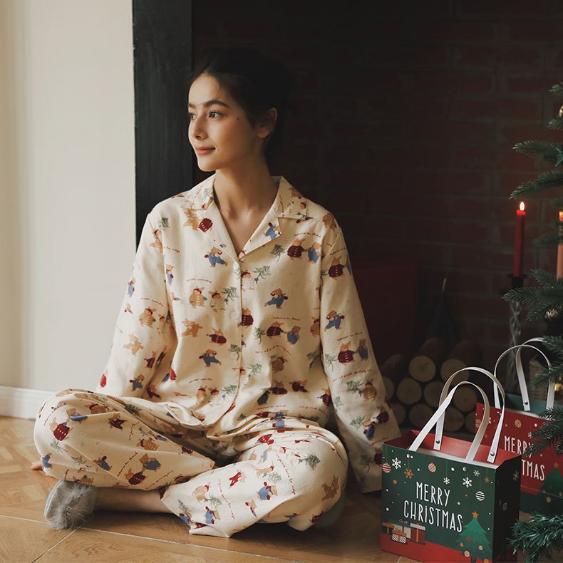 After Bath - Bộ Pyjama Christmasy Rabbit - PJ092