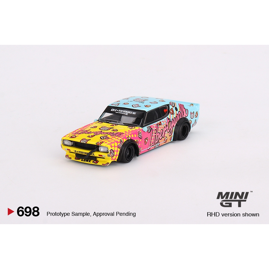MÔ HÌNH 1:64 MINI GT - Nissan Skyline Kenmeri Liberty Walk LBWK KUMA