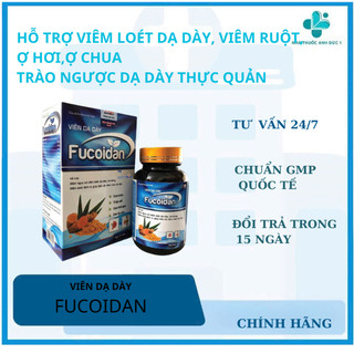 Viên Dạ Dày Fucoidan -Hỗ Trợ  Bảo Vệ Niêm Mạc Dạ Dày, Viêm Loét Dạ Dày, Tá Tràng, Ợ Hơi, Ợ Chua