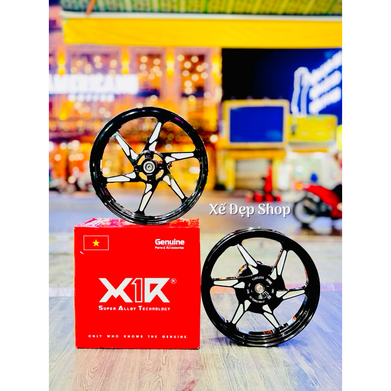 Mâm 6 cây Vario CNC X1r Click Vision AB125/150 - mâm 611 Vario X1r - bản 1.85/2.15 - phụ kiện thay t