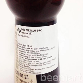 Dầu mè Beksul Hàn Quốc 110ml