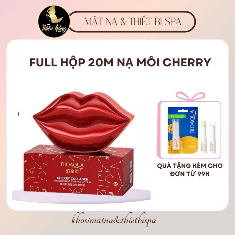 [Full Hộp 20m] Nạ Dưỡng Môi Bioaqua - Mặt Nạ Dưỡng Căng Mọng, Dưỡng Ẩm Cho Môi Chính Hãng Bioaqua