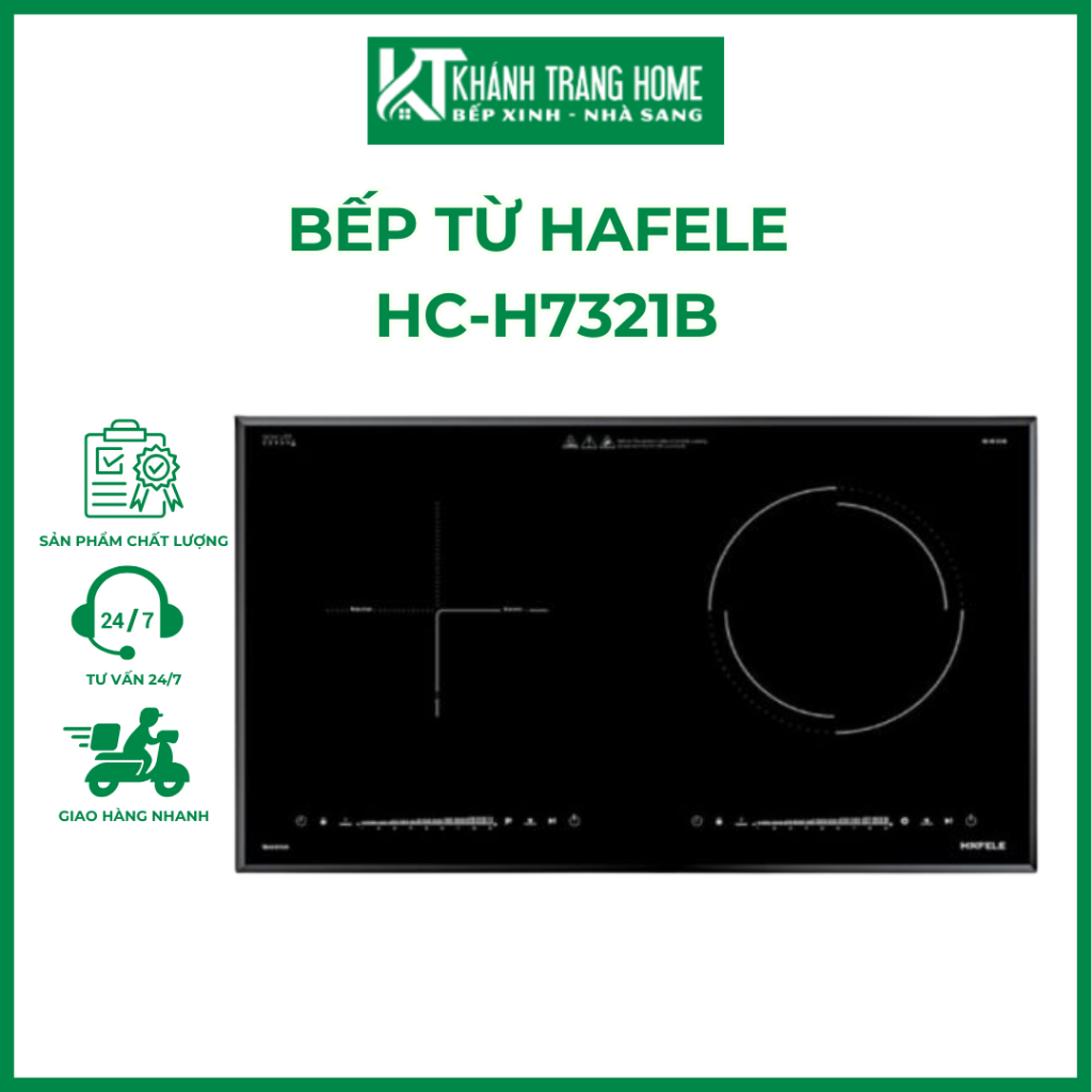 Bếp điện từ kết hợp HAFELE HC-H7321B (536.61.856) - Khánh Trang Home