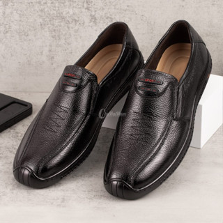 Giày Nam Da Bò , Giày Da Nam Trung Niên Thích Hợp Cho Đi Chơi Đi Làm Đế 3.5 cm G 76 Bảo Hành 1 năm