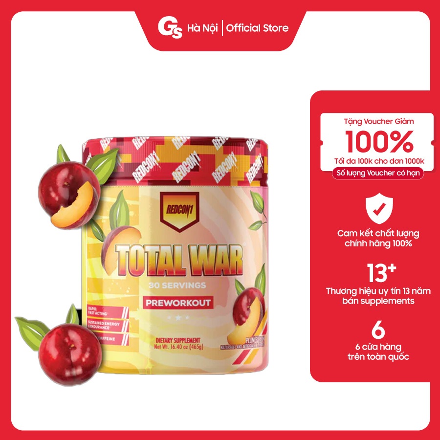 Tăng sức mạnh Redcon1 Total War, 30 Servings