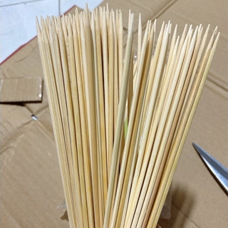 Bịch 500gram que tre, tăm tre xiên thịt nướng, xiên xúc xích, dài 15 17 20cm