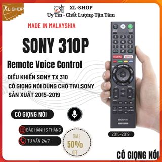 Điều khiển tivi Sony giọng nói RM-TX310P  REMOTE TV SONY giọng nói- Hàng mới BH 3 tháng Tặng kèm Pin