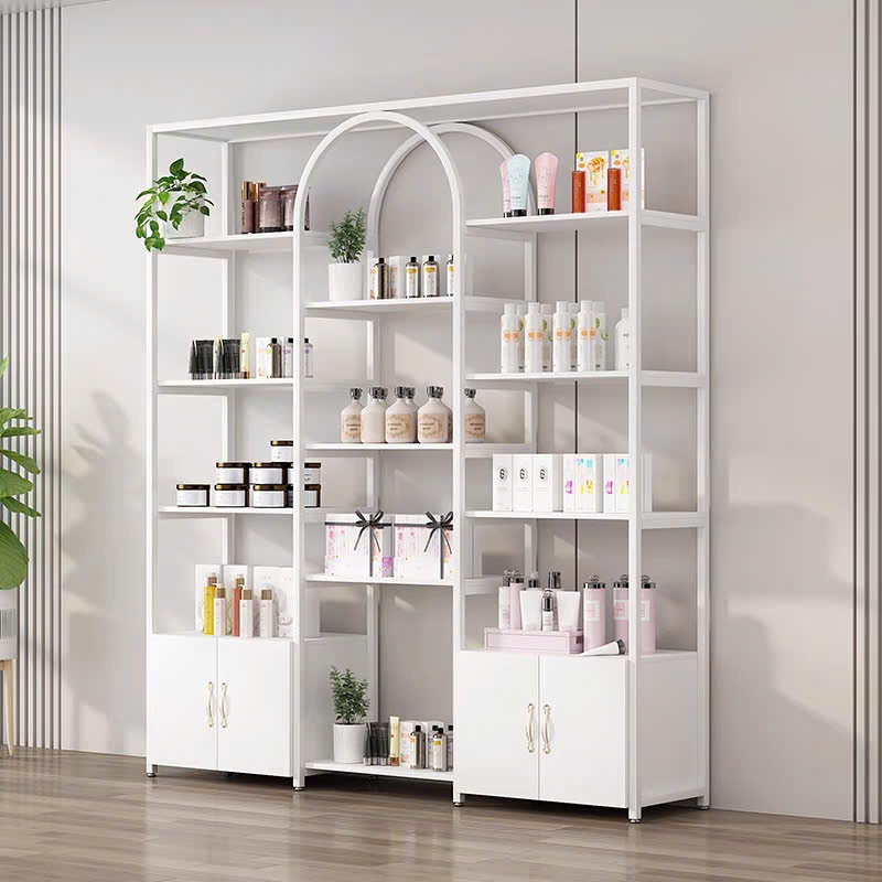 [GIÁ TẠI XƯỞNG] Kệ decor kết hợp tủ tiện lợi, trưng bày túi xách, mỹ phẩm, trưng sản phẩm livestrame VNS-072