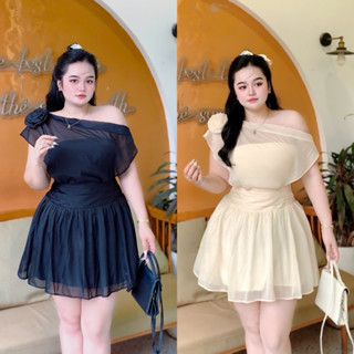 đầm cánh dơi 55-90kg Quỳnh như bigsize