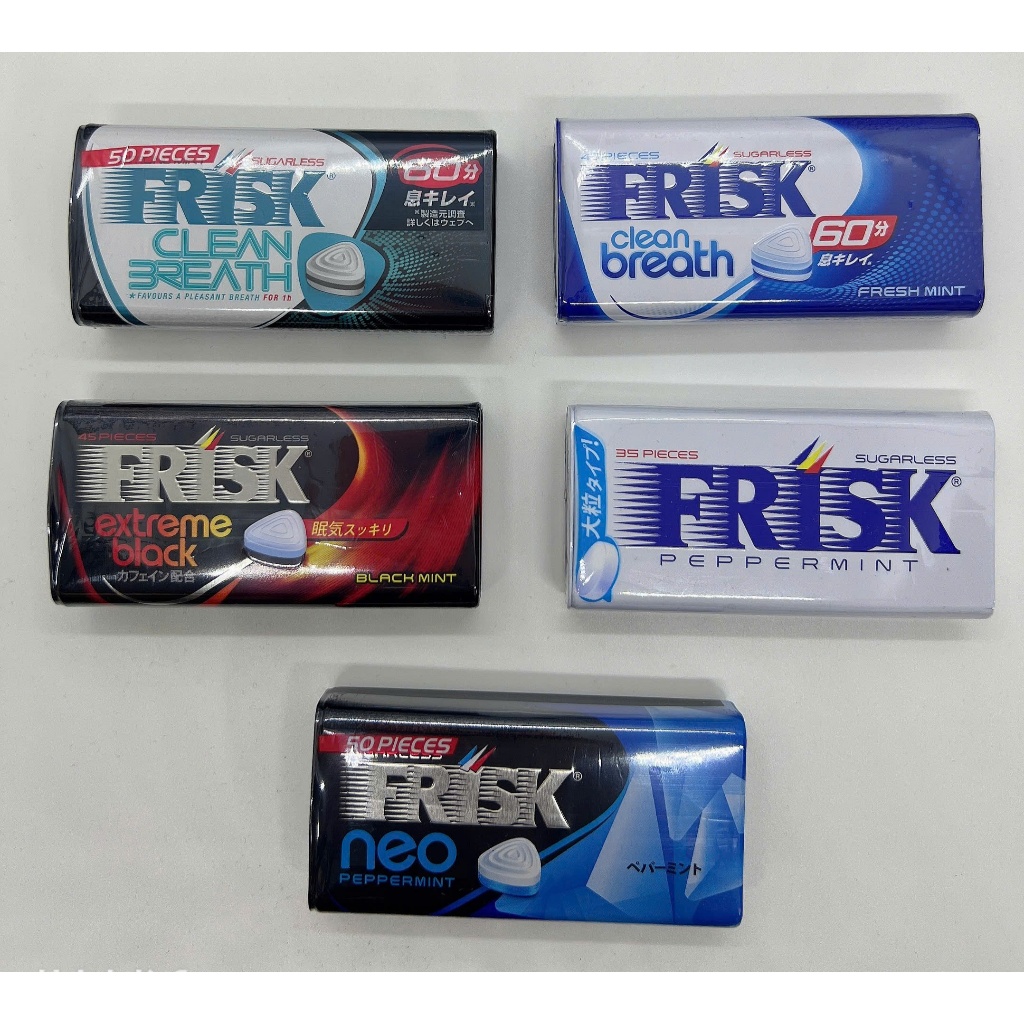 Kẹo ngậm bạc hà Frisk Clean Breath Nhật Bản hộp 45 viên
