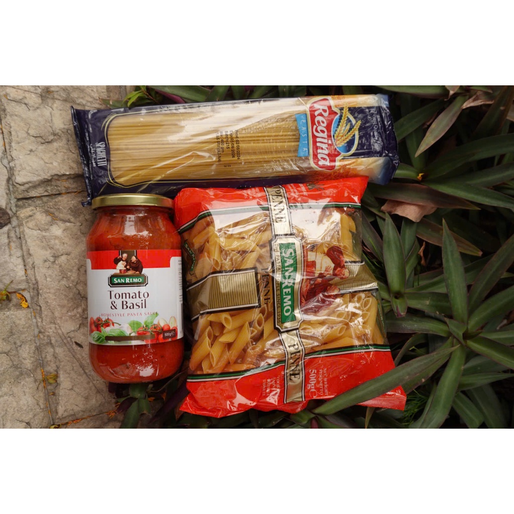 COMBO QUÀ TẶNG MÌ Ý: 1 REGYNA 400GR + 1 SỐT 500GR + 1 MÌ NUI ỐNG 500GR-Sỉ lẻ mì ý spagetti tại Baong