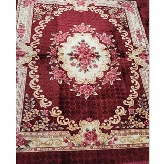 Thảm nỉ nhung tim nỉ bali trải giường trải sập