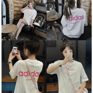 Áo Thun ADI.DAS Tay Lỡ Form Rộng Unisex Chất Cotton Cao Cấp Thời Trang Trẻ Trung Mẫu Mới 2024