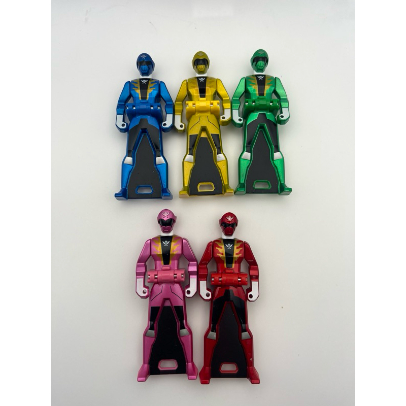 (2nd) Set 5 key ranger Gokai metalic Bandai giá thanh lý HCM
