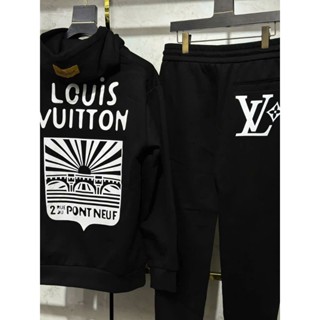 Bộ Hoodie Nam Lờ Vê In Hình Lưng Chất Nỉ Bông Siêu Ấm - Bộ Nỉ Nam Eo Vì Dầy Dặn In Cao Cấp Hottrend 2024