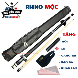  Cơ bida Rhino RC2025 new đã lên tẩy kính tay cầm bọc da tặng kèm đầy đủ phụ kiện 