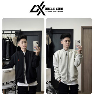 [ High Quality HDLR1 ] - Áo Khoác Bomber DX RAPLR họa tiết " Thêu Ngựa " chất liệu nỉ bông cao cấp - Unisex nam nữ