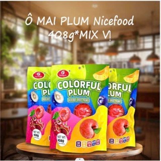  Combo 5 gói Ô mai Colorful plum mix vị gói 408gr 
