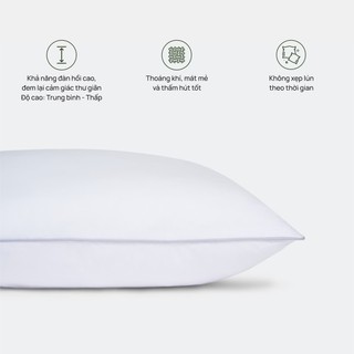 Ruột gối nằm Original low Everon nhiều kích thước Độ cao 14cm, Độ mềm trung bình