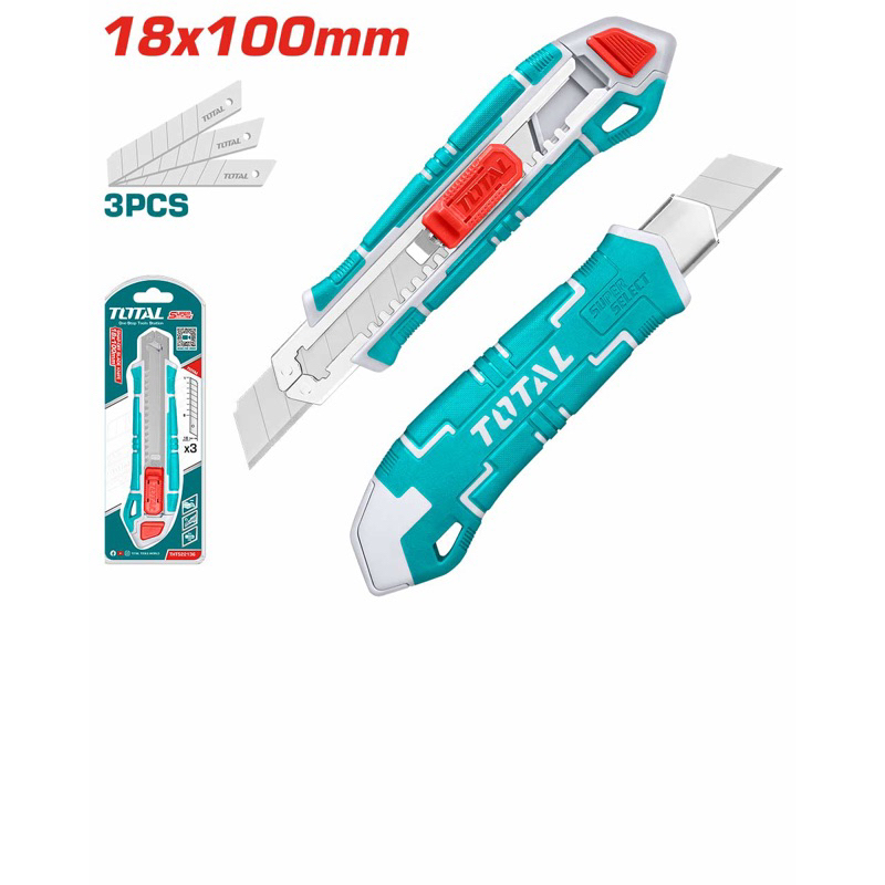 THT522136 - Dụng cụ rọc giấy tự động thay lưỡi (kèm 3 lưỡi trong thân) -Mới