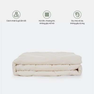 Chăn xơ đậu nành Everon (Dày 2.5cm) Hút ẩm, giữ ấm, thoáng khí SB