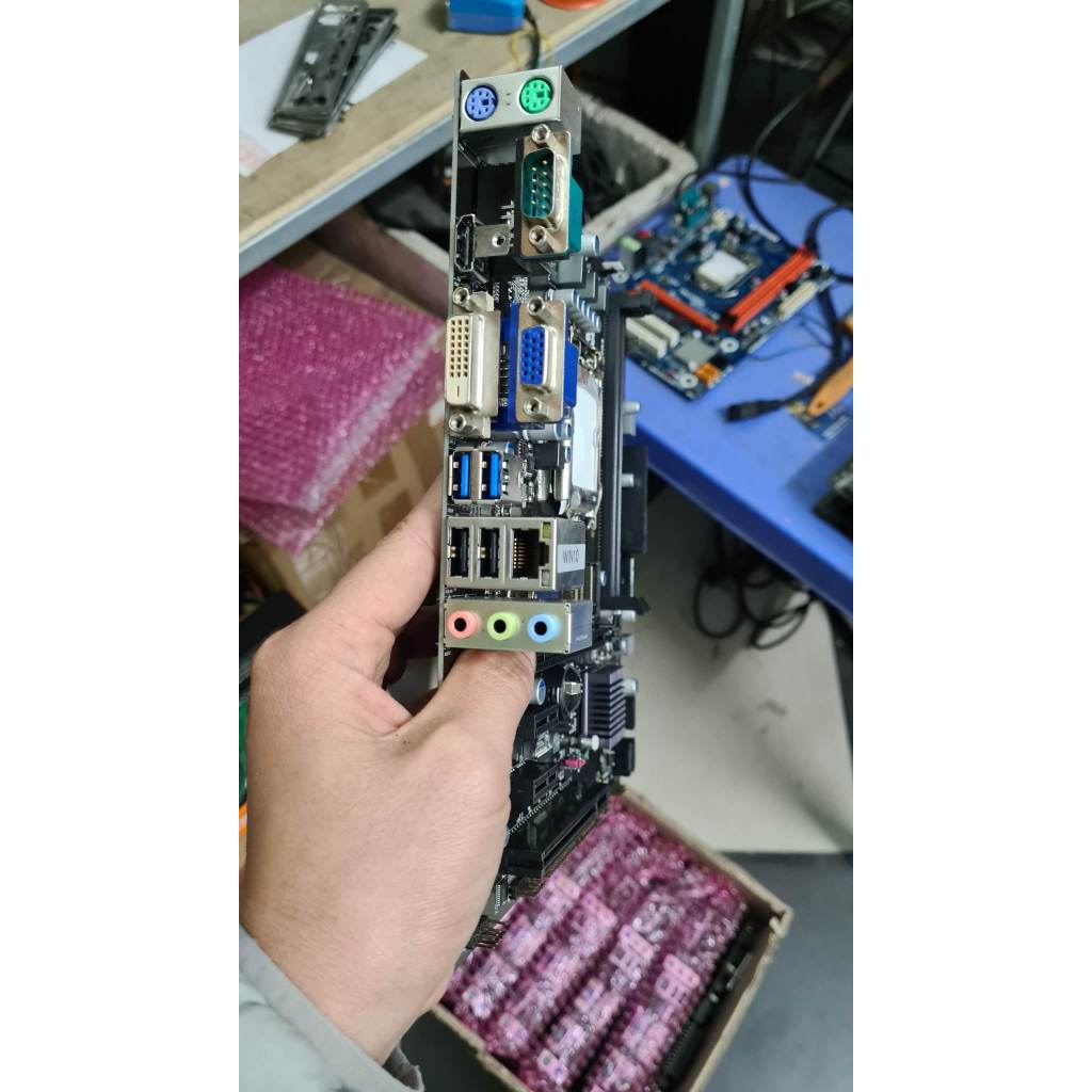 bán main h110 ecs hàn quốc sáng bóng đầy đủ chắn