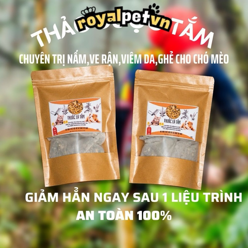 (G013)THẢO DƯỢC TẮM NẤM,GHẺ,VIÊM DA ,BỆNH NGOÀI DA CHÓ MÈO