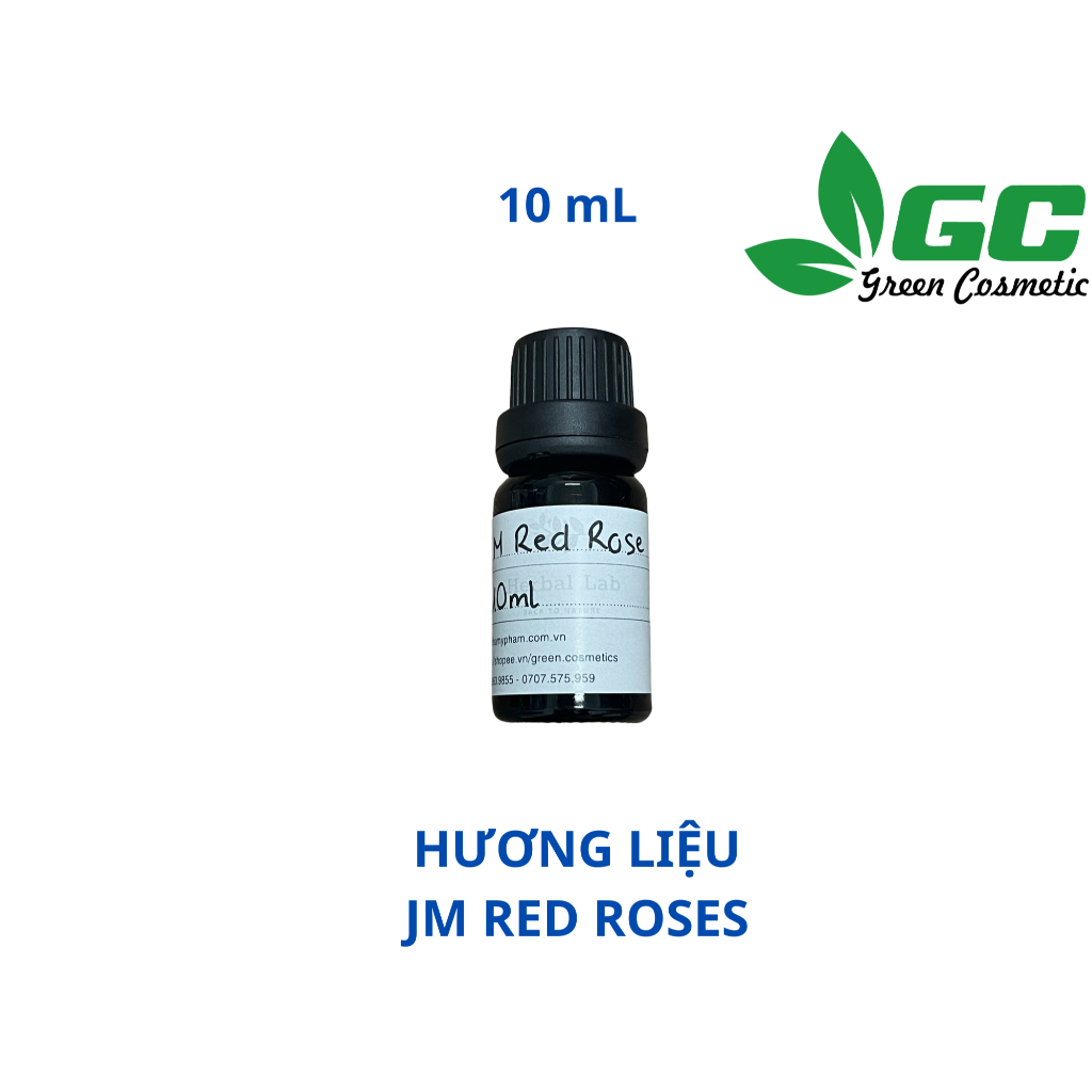 [HCM] Hương  JM Red Roses - Hương liệu nước hoa - Hương liệu mỹ phẩm - Greencosmetic 10mL, 50mL