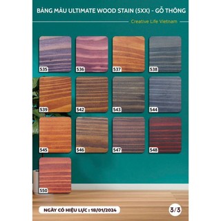 Sơn lau gỗ  Woodstain Ultimate (Mã 5)