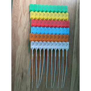 Combo 100 chiếc Seal nhựa niêm phong dây rút đốt trúc nhỏ 23cm sẵn số seri dùng niêm phong túi xách, giày, áo quần ...
